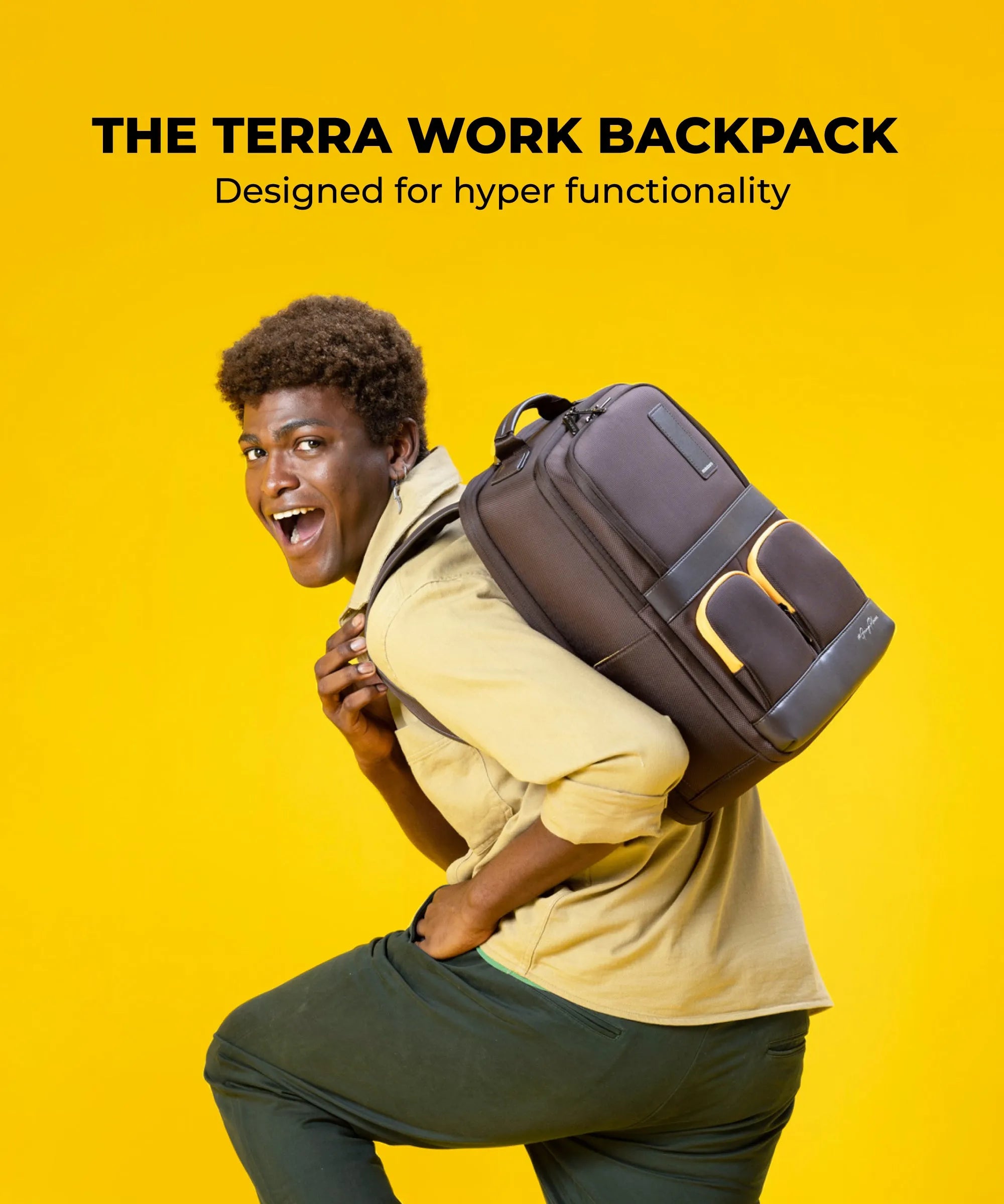 Color_ Homebrew Sunray (Limited Edition) | The Terra Work Backpack
